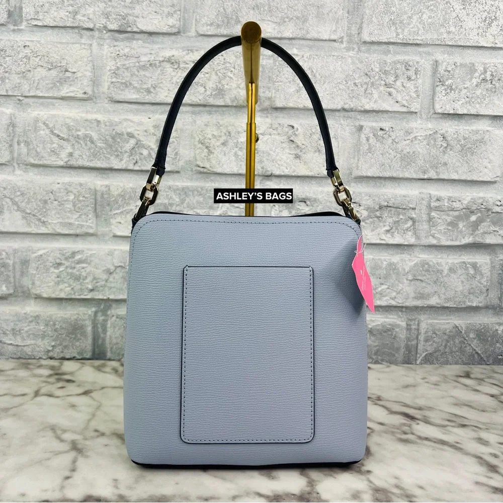 Kate Spade Darcy Colorblock Bucket Bag Crossbody In Pale Hydra